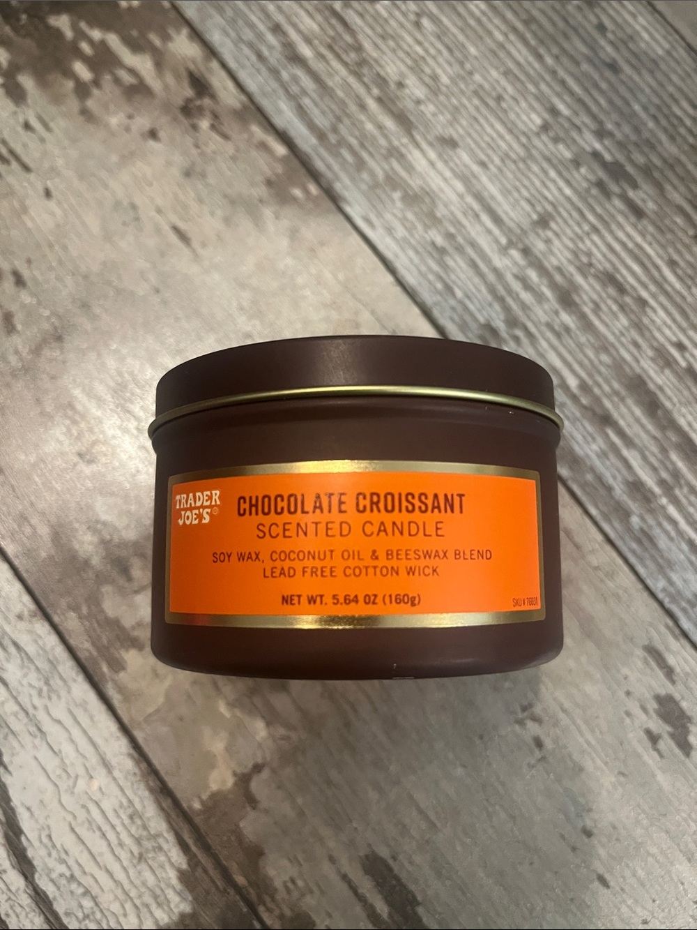 Trader Joe's Chocolate Croissant Candle